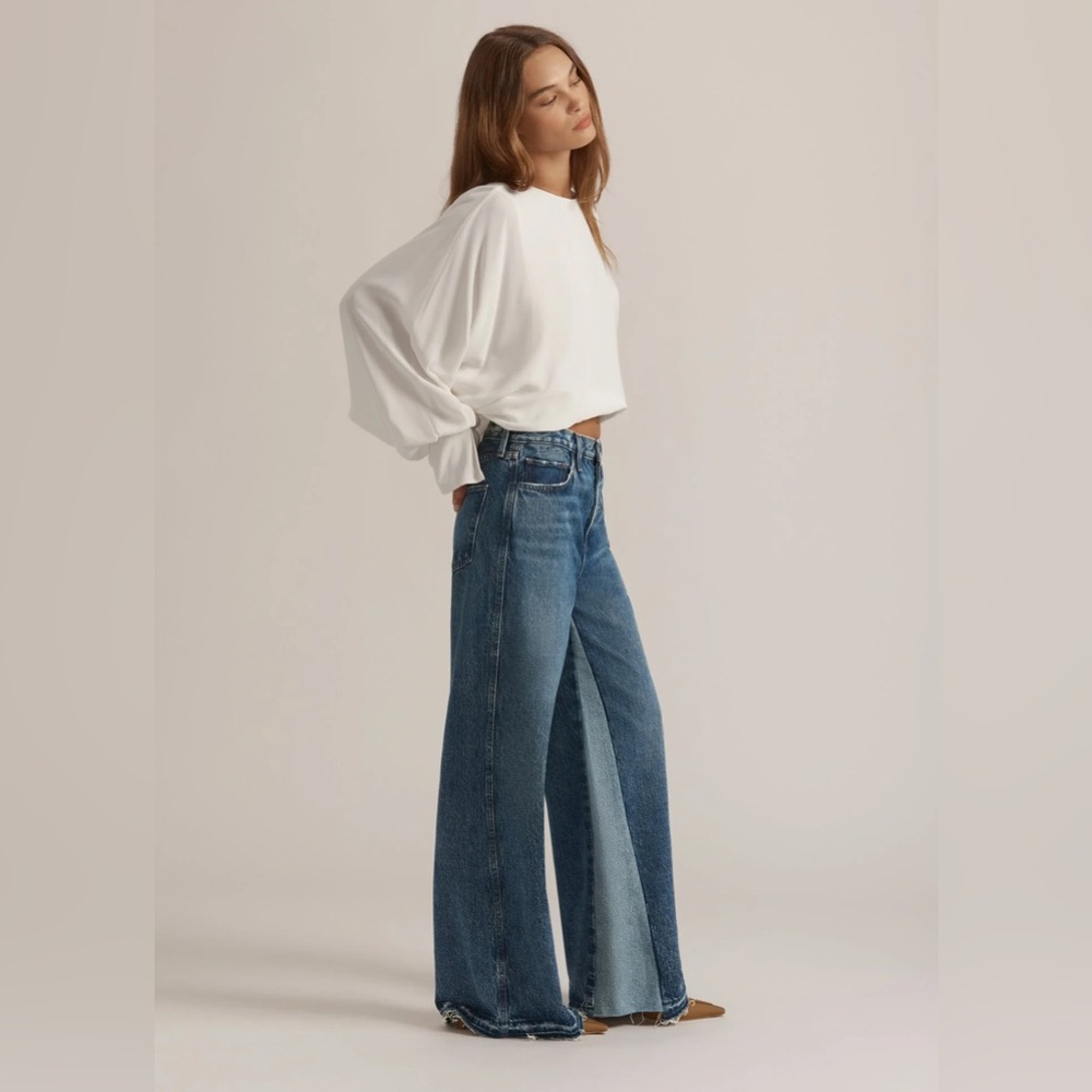 New Favorite Daughter Ollie Ultimate Baggy Jean in Charlestown Sz 25
